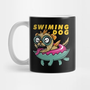 Swimming Dogs Mug